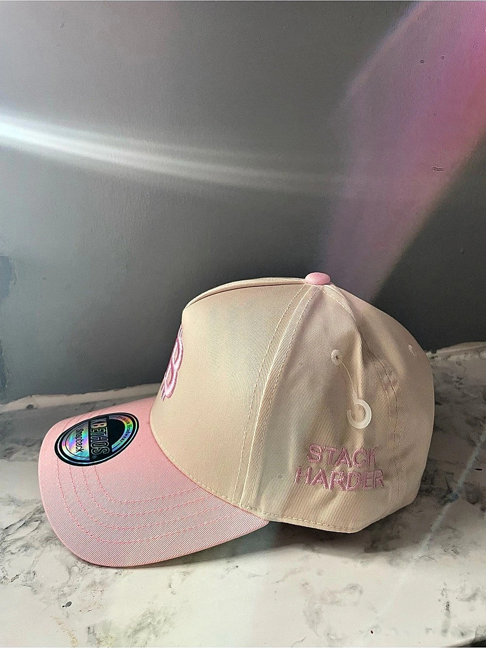 Pink Bitcoin Hat - Picture 2 of 2